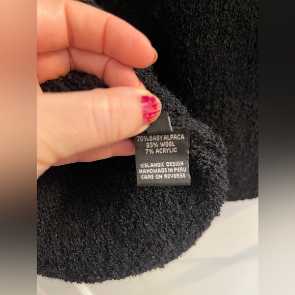 Elm Design Open front cardigan-baby alpaca-handmade in Peru -size 0 - Picture 2 of 5